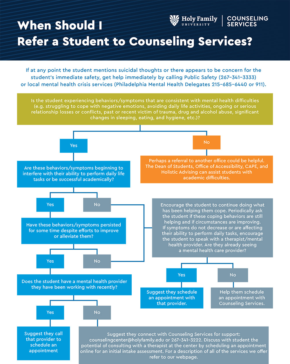 Health crisis flowchart