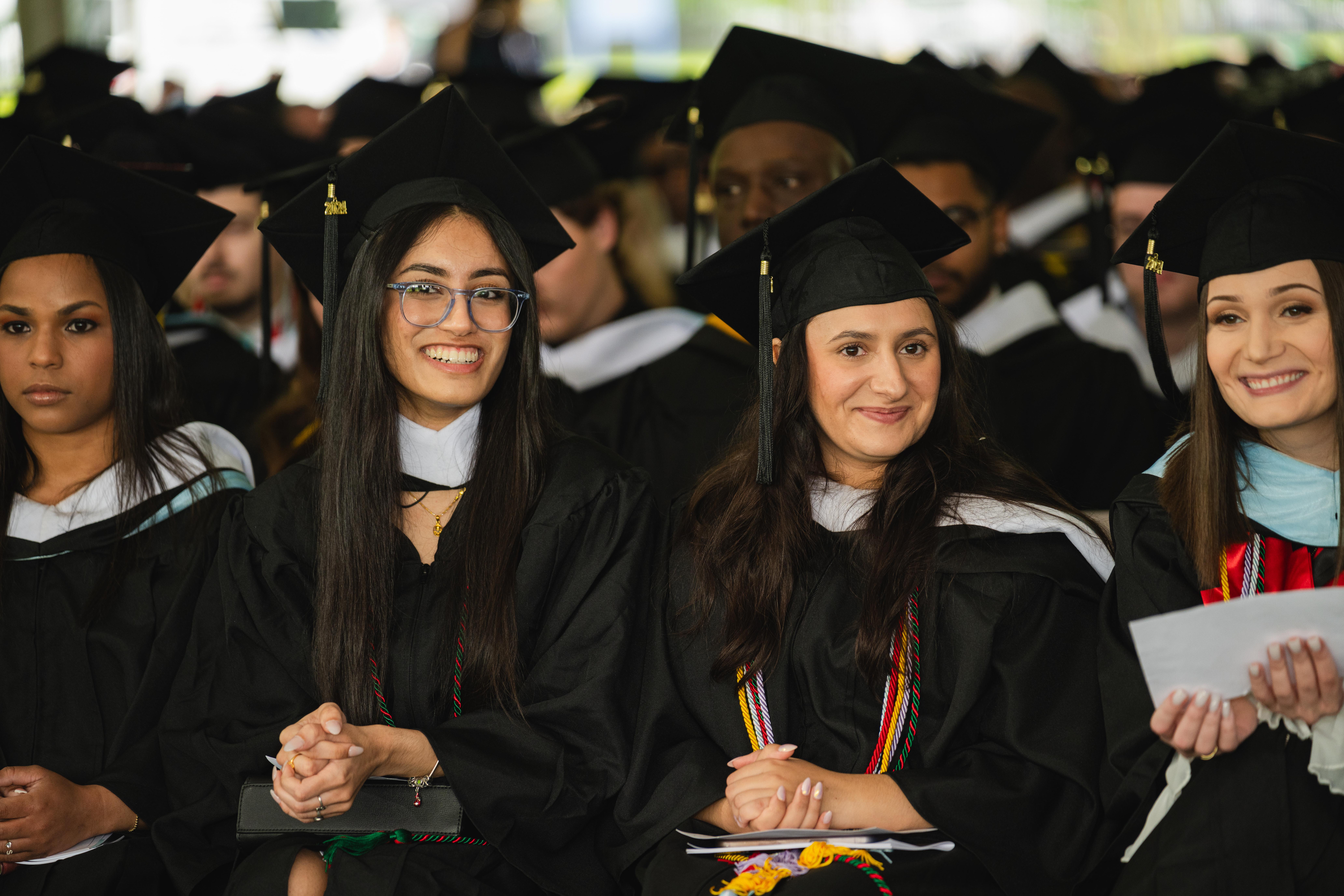 Holy Family University students during graduation