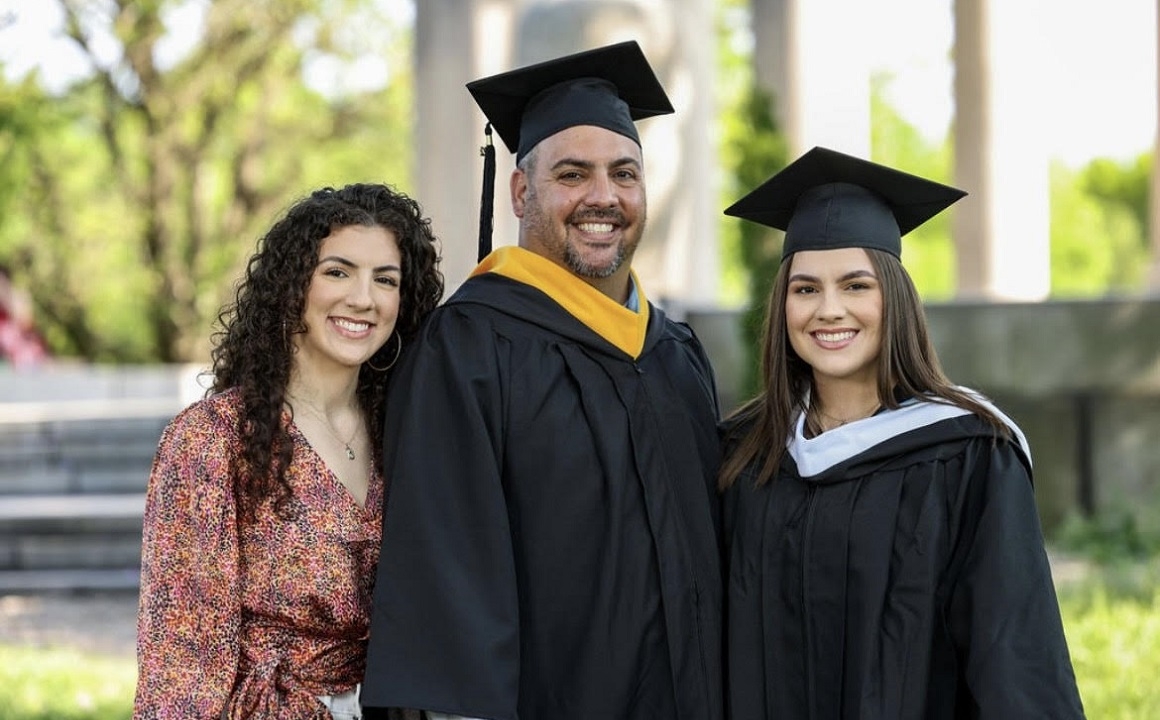 Crystal Torres '21, Joel Torres '22, and Stephany Torres '22