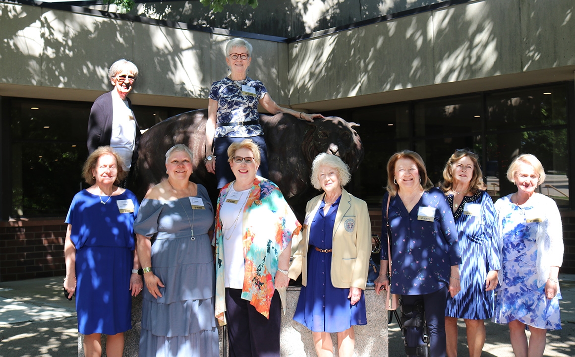 The Class of 1972 celebrating their 50th anniversary.