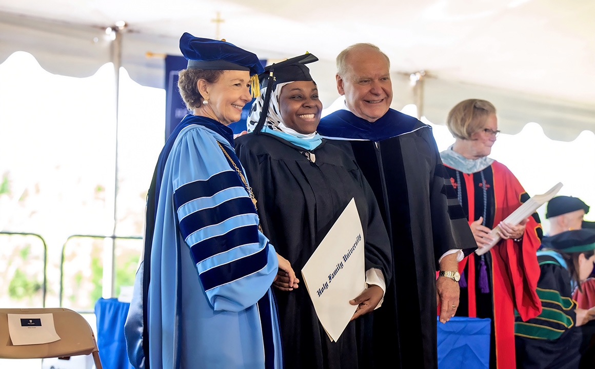 Dr. Prisco at Commencement 2022