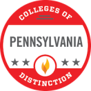 Holy Family University's award for Pennsylvania Colleges of Distinction