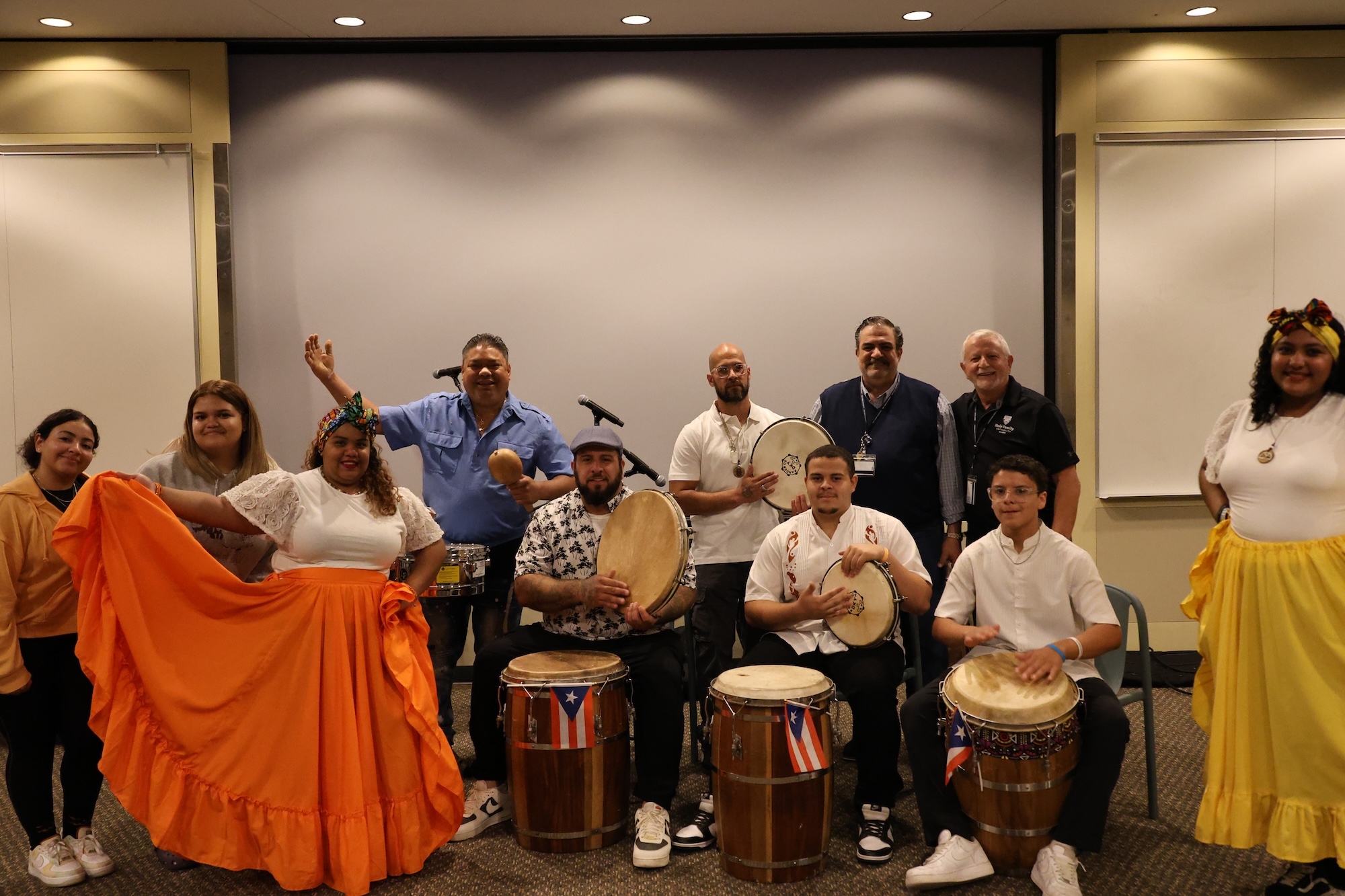 A concert performance by Los Bomberos de la Calle