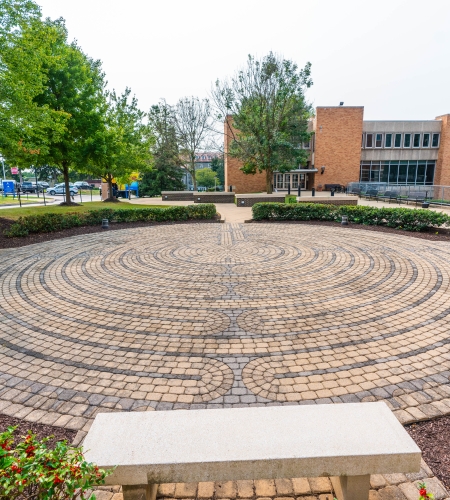 Labyrinth outside of the Education and Technology Center