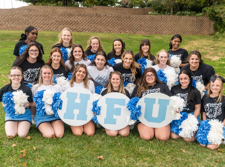 Holy Family University Cheerleading Squad