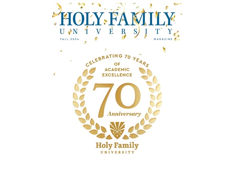 Cover of the Fall 2024 Holy Family University Magazine