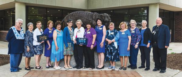 The Class of 1973 celebrating their 50th Anniversary