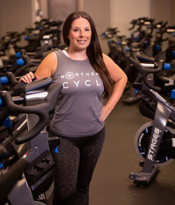 Dana Dobrowolski ’10, owner of Northeast Cycle